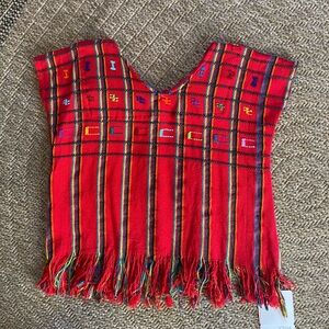 Vintage hand-woven Indigenous Mayan child’s Huipil tunic Guatemala Mexico